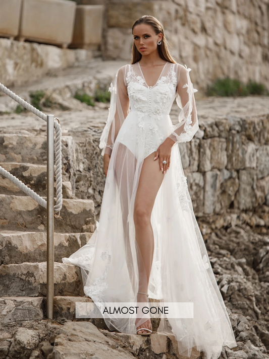 BRIDAL ROBE - RAVEN  - Limited Stock