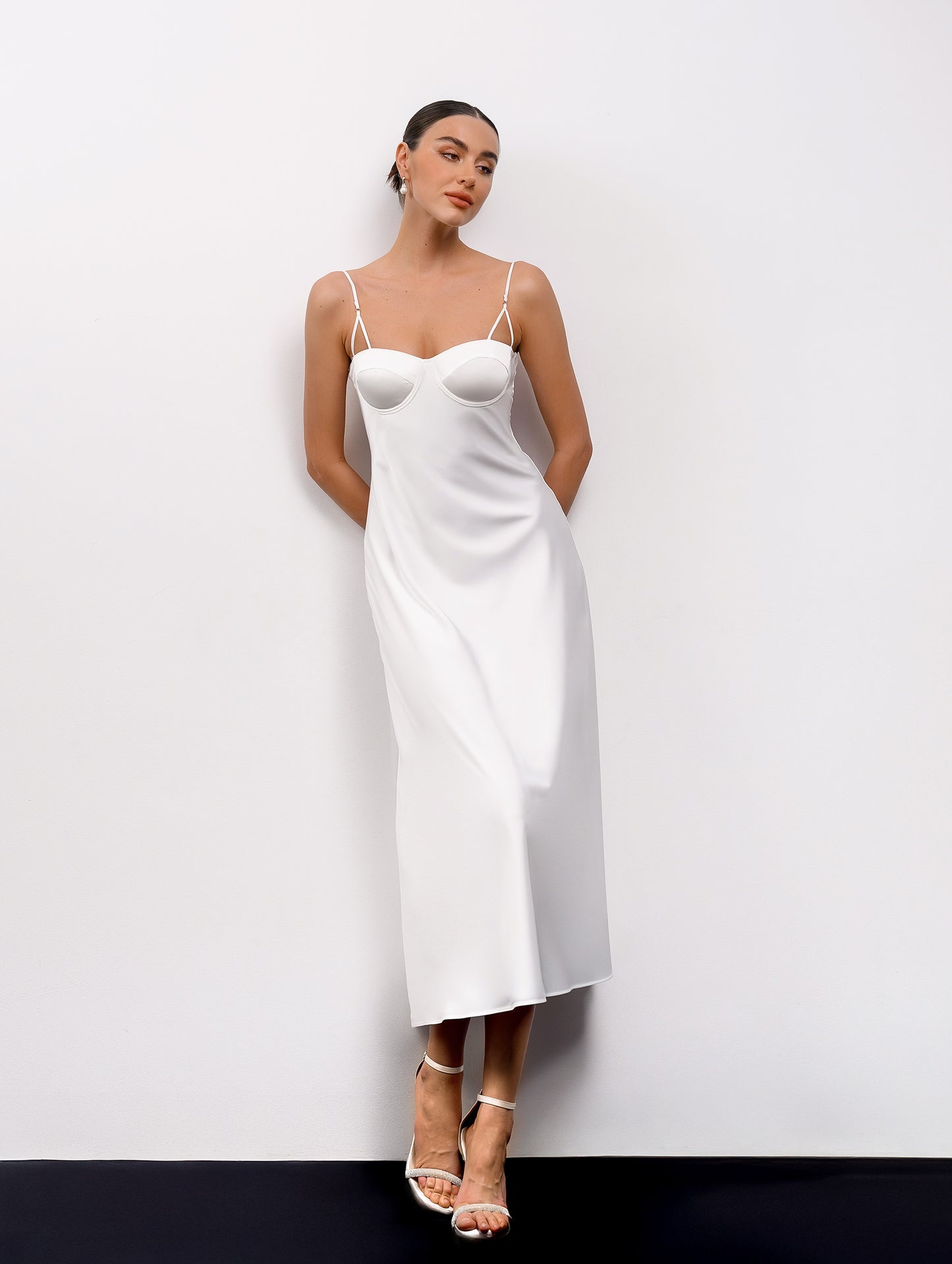 SLIP DRESS - DIANA midi