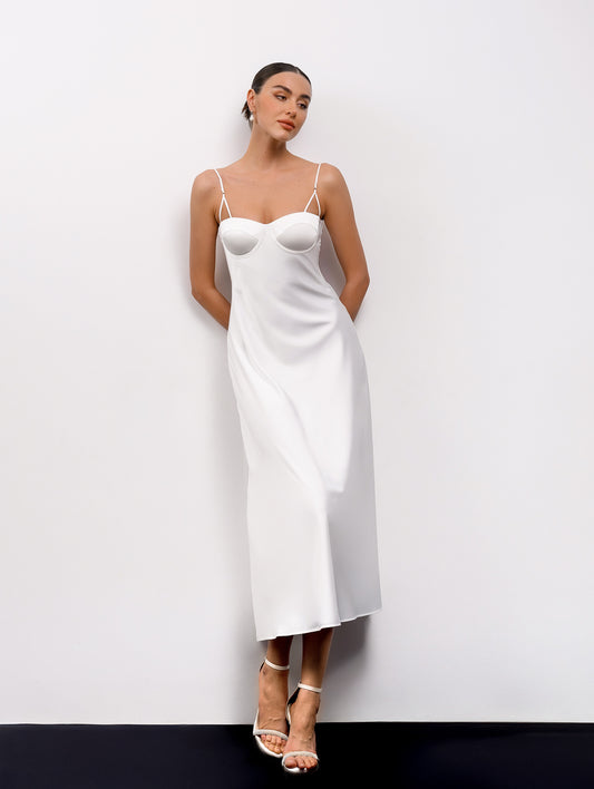 SLIP DRESS - DIANA midi
