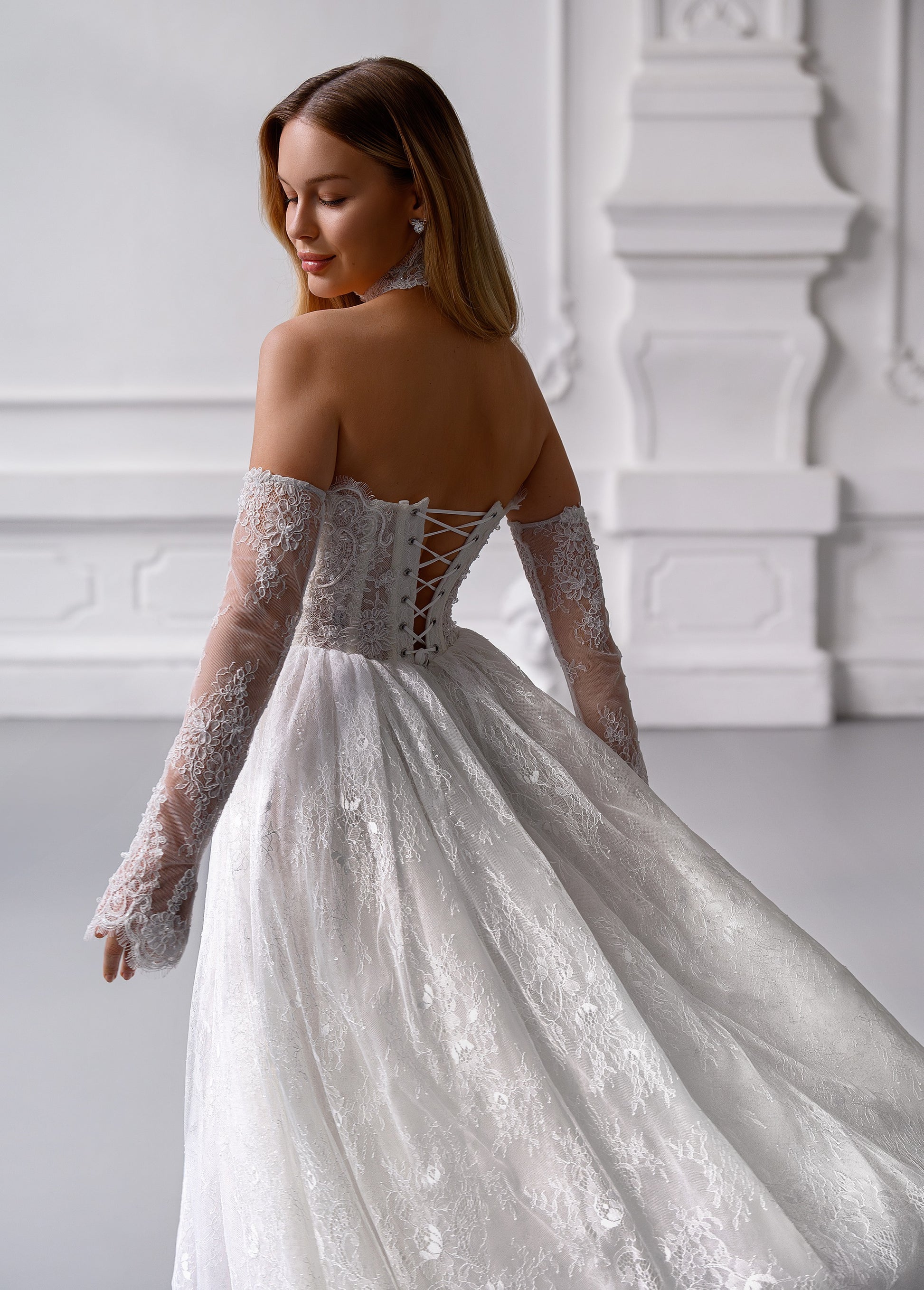 NOLA GREY - MIDI  DRESS -  MARTINA WHITE