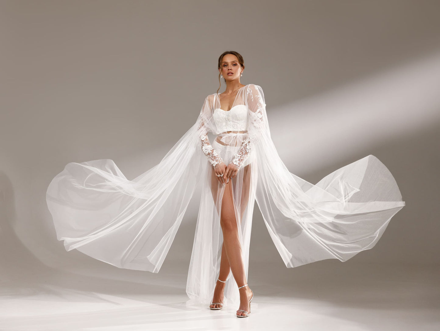 NOLA GREY - BRIDAL ROBE - BLOSSOM