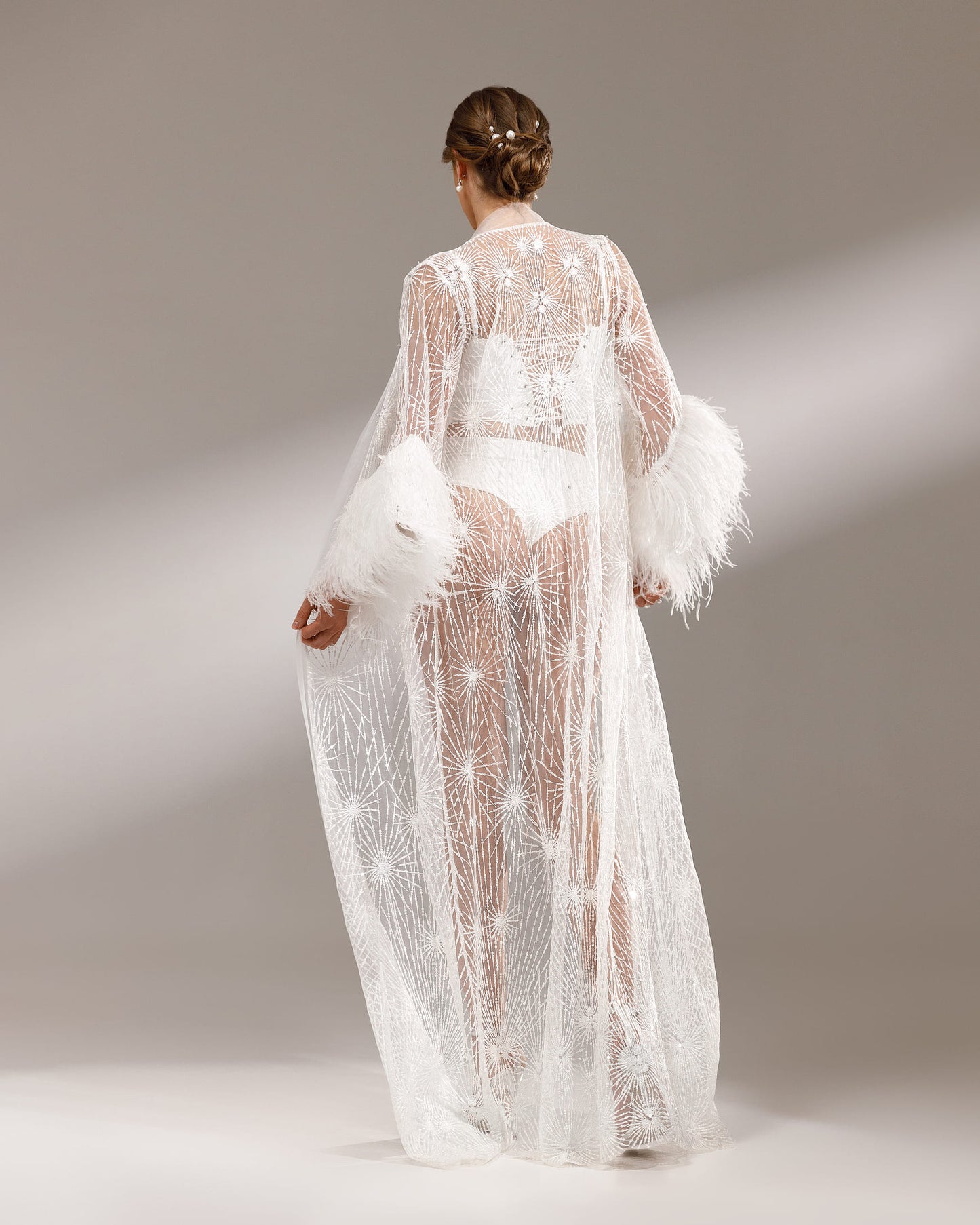 NOLA GREY-BRIDAL ROBE - DAISY