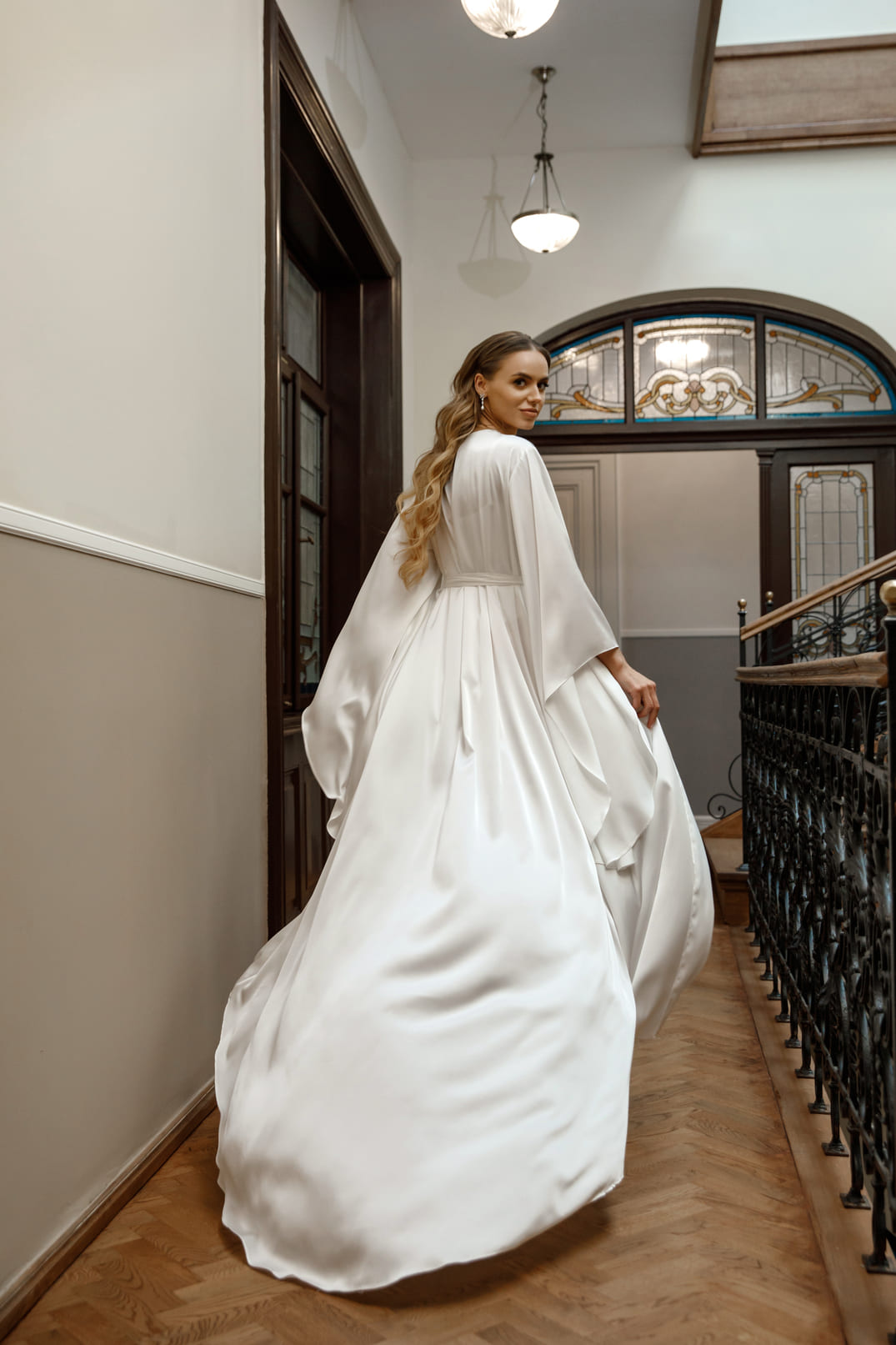 NOLA GREY-BRIDAL ROBE-NATALIE/COLOUR:IVORY