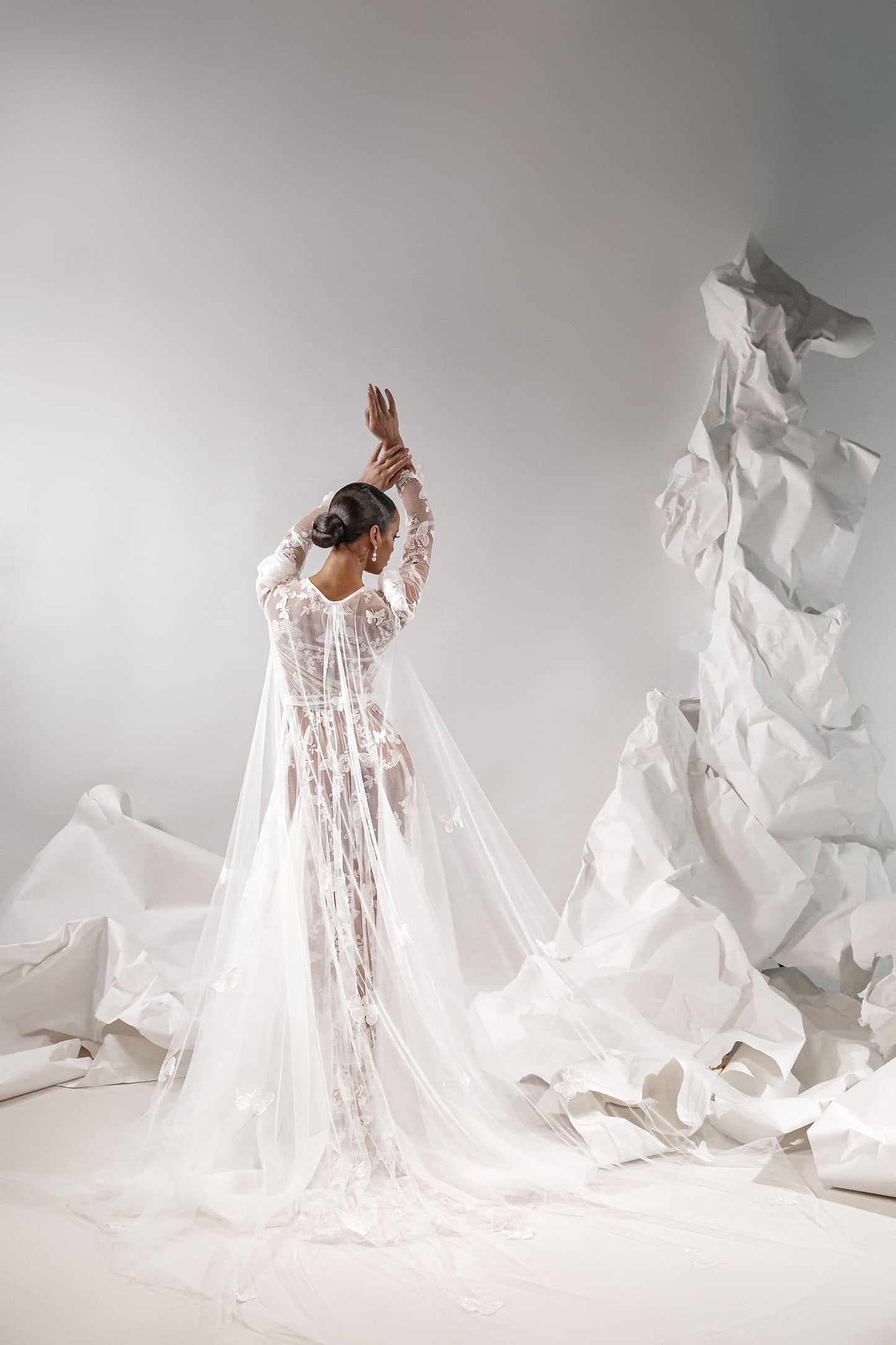 NOLA GREY - BRIDAL ROBE LEONY