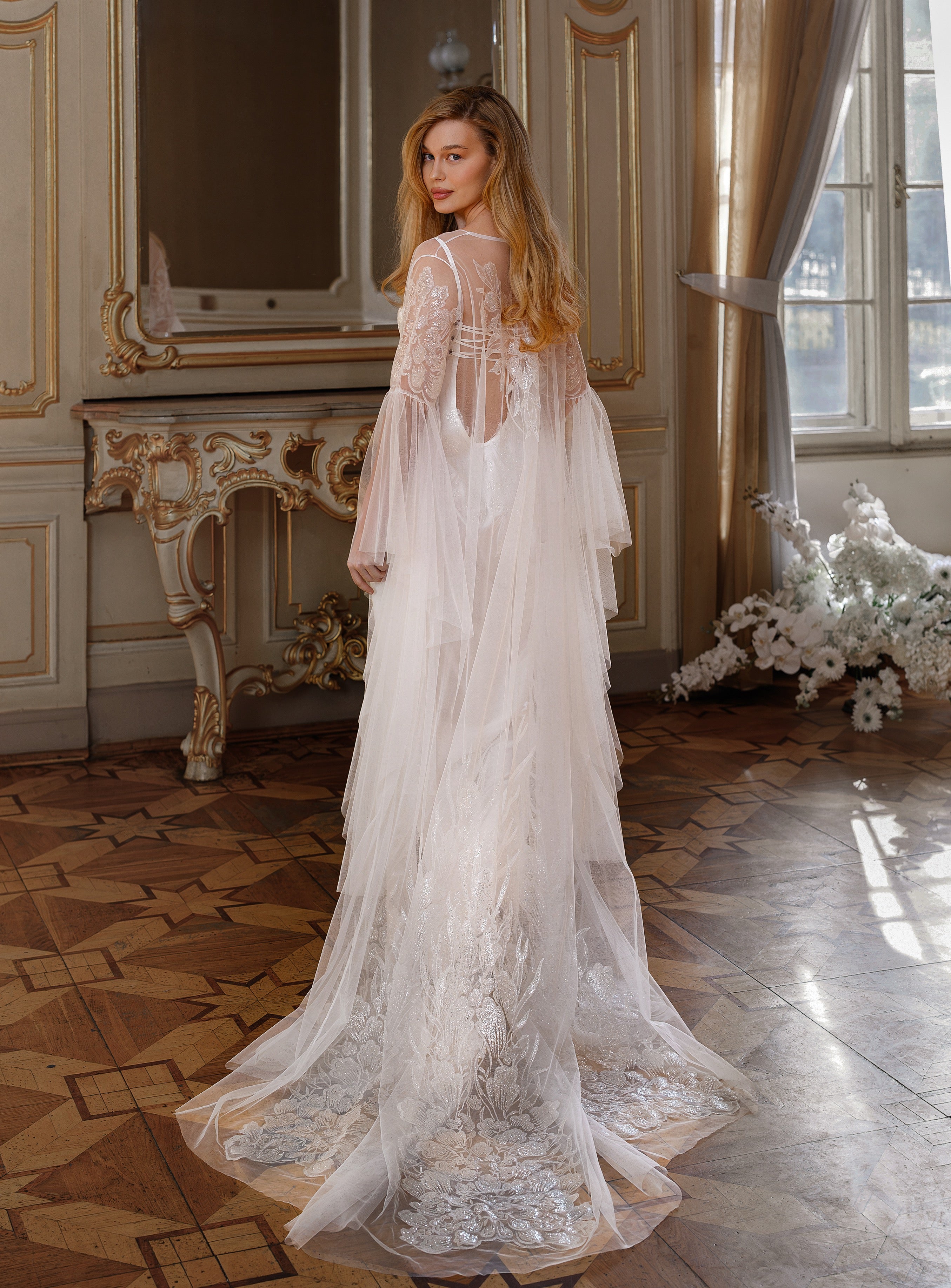 Flora Aurora Robe BRIDAL ROBE - AURORA - NOLA GREY