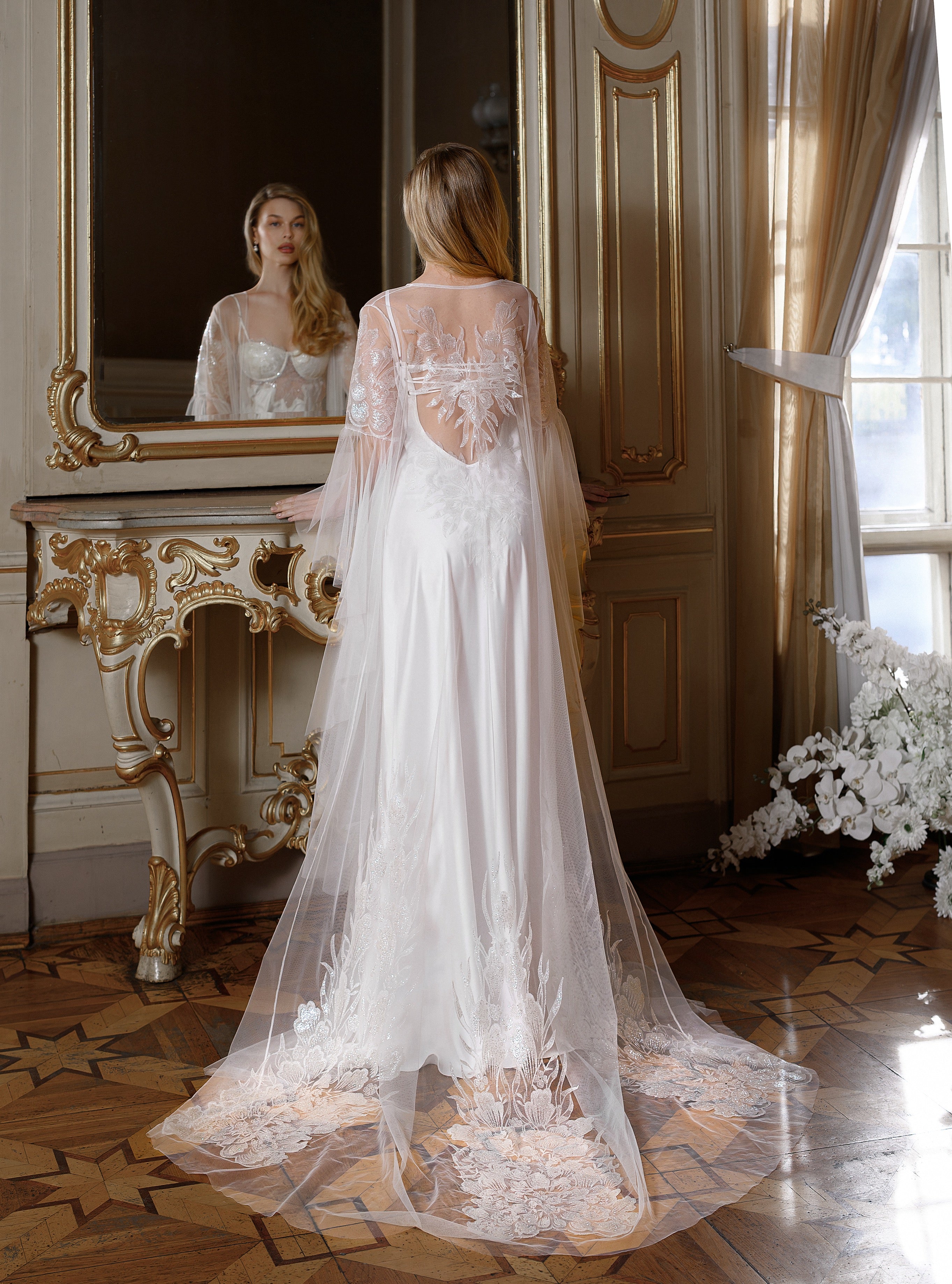 BRIDAL ROBE - AURORA - NOLA GREY