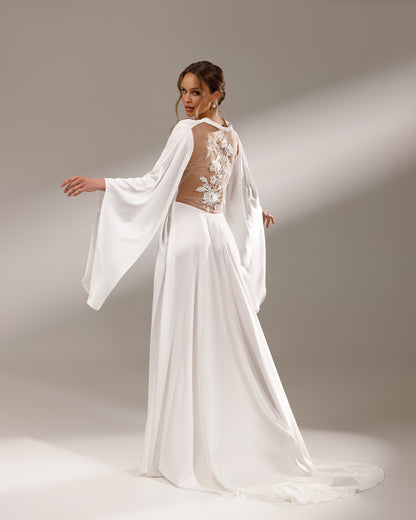 NOLA GREY - BRIDAL ROBE - COLIBRI