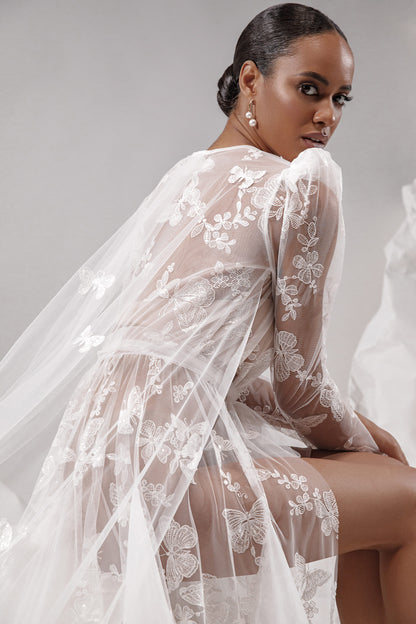 NOLA GREY - BRIDAL ROBE LEONY