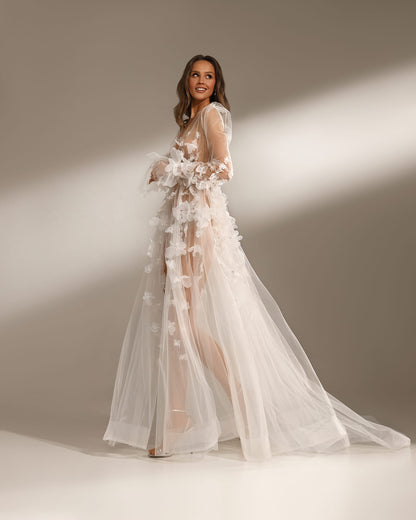 Nola Grey-Bridal Robe-Denice